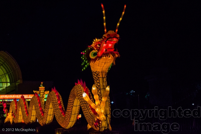 Lantern Festival | Welcome Dragon | Missouri Botanical Garden | Stock Photo