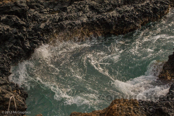 Maui | Hawaii | Lava | Ocean | Stock Photo