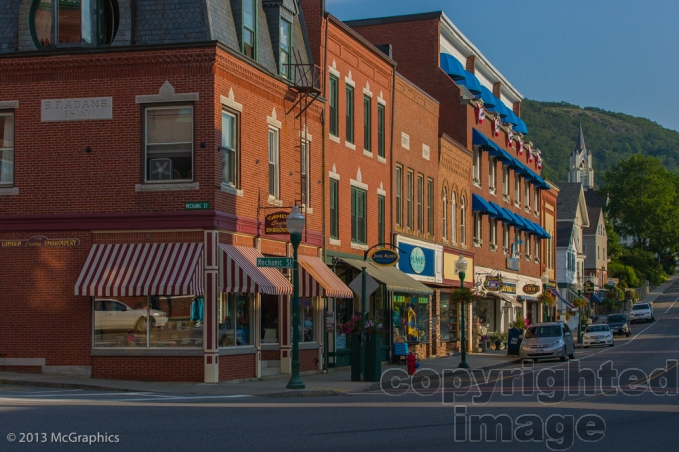 Main Street in Camden, Maine.